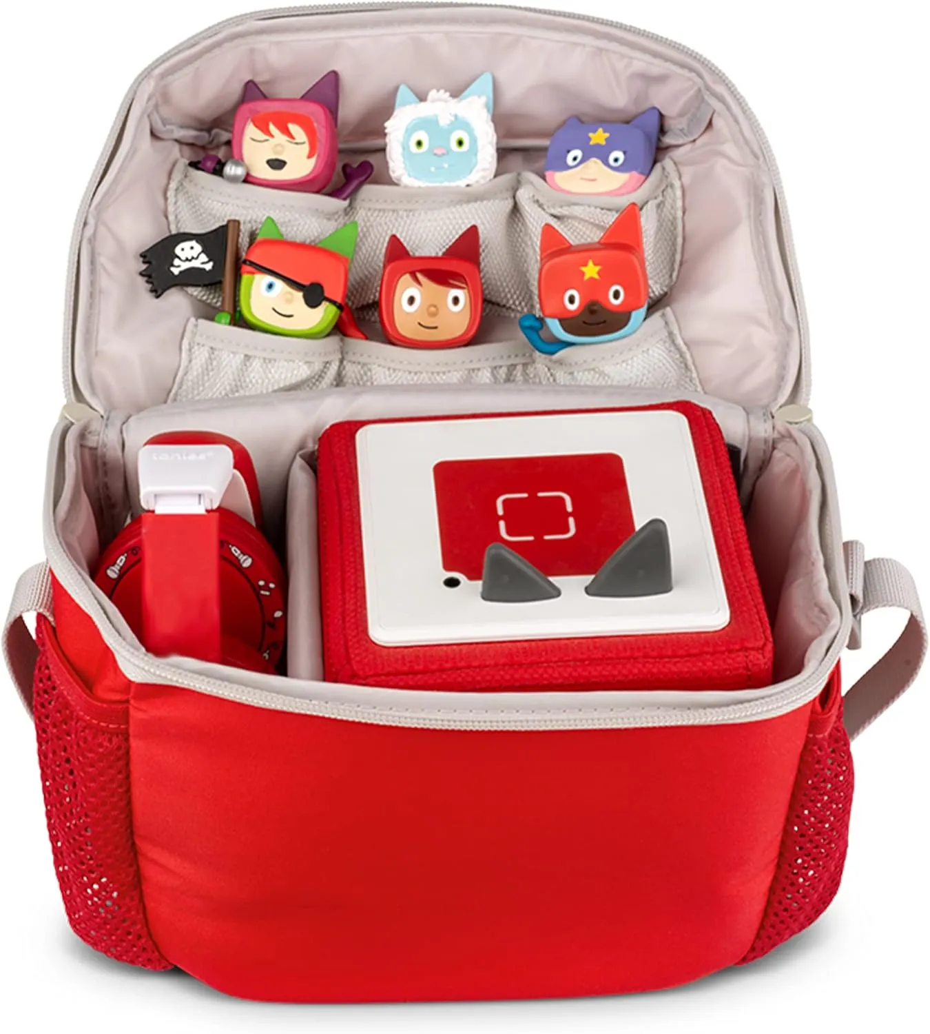 Tonies Character Bag - Travel Bag for your Toniebox, Headphones, Charging Station, and 6 Figurines - Monster