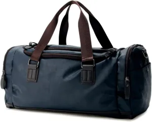 Top PU Travel Duffels Bags Weekender Tote Luggage Bags for Men, Traveling, Gym, Fitness (Blue)
