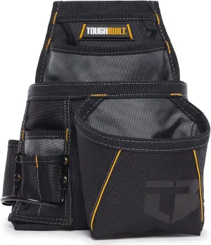 ToughBuilt - Carpenter Pouch with a Tiered Design 10 Pockets - Polyester 87%, PE Board 2%, Metal 5%, Webbing 5%, TPR Logo 1% - Easy to Use, Durable and Heavy Duty - (TB-201)