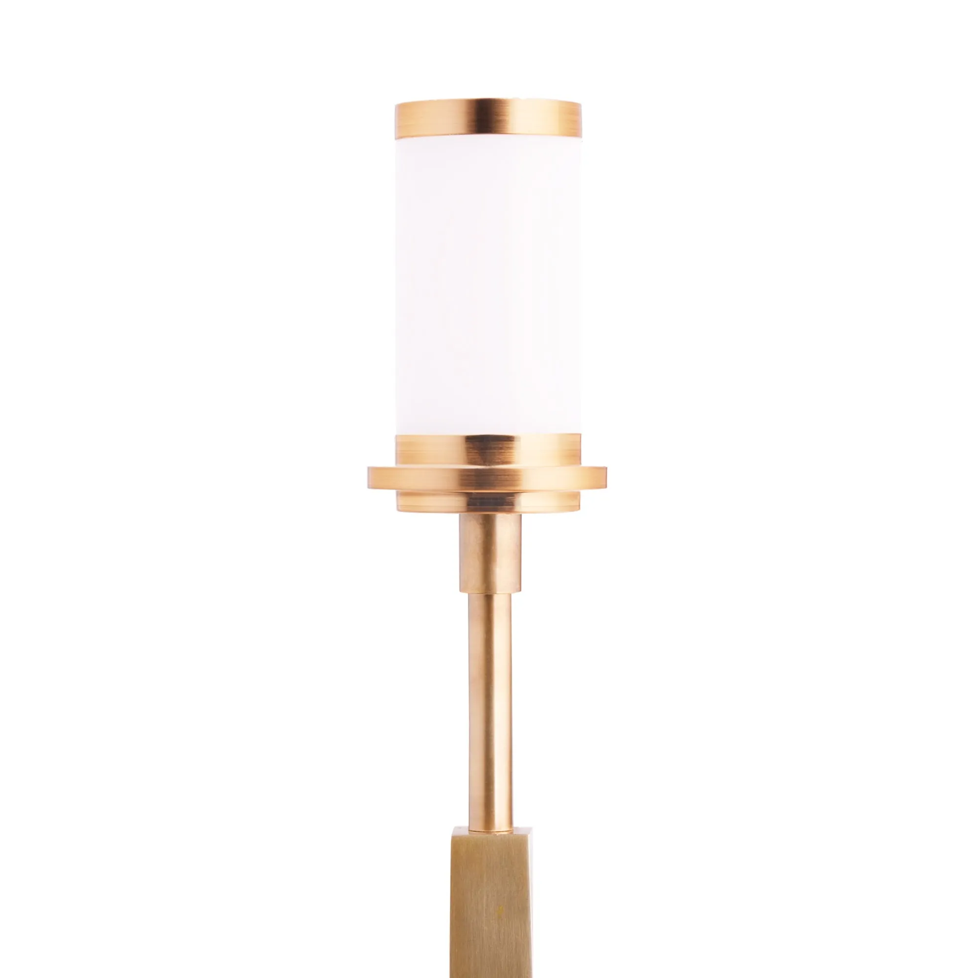 Trafalgar rechargeable table lamp in antique brass