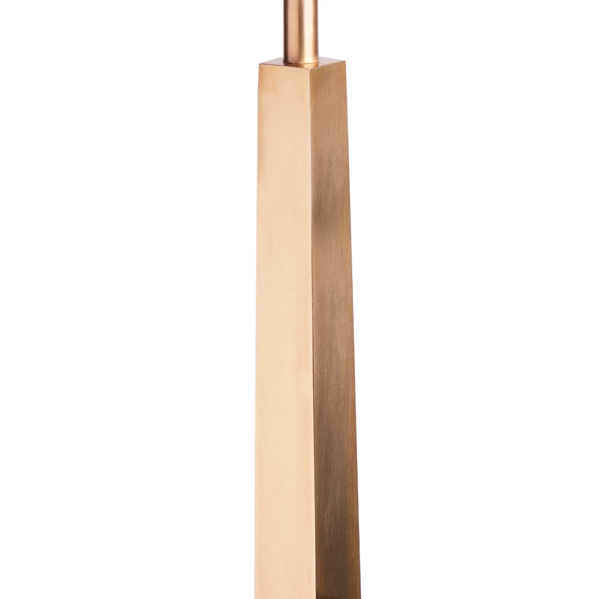 Trafalgar rechargeable table lamp in antique brass