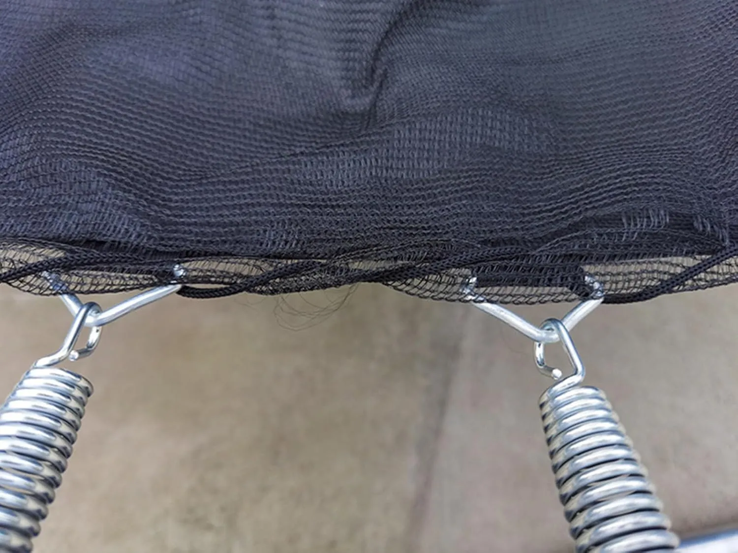 Trampoline Safety Net Replacement, Trampoline Enclosure Surround Netting with Zippers and Buckles, UV Resistant Tear Resistant Round Trampoline Accessories, Net Only
