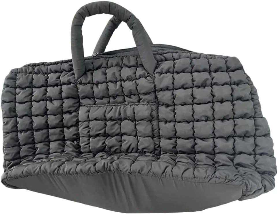 Travel Duffle Bag Soft Sports Gym Bag Large Capacity Business Travel Bubble Bag Casual Overnight Luggage Bag for Outdoor Travel