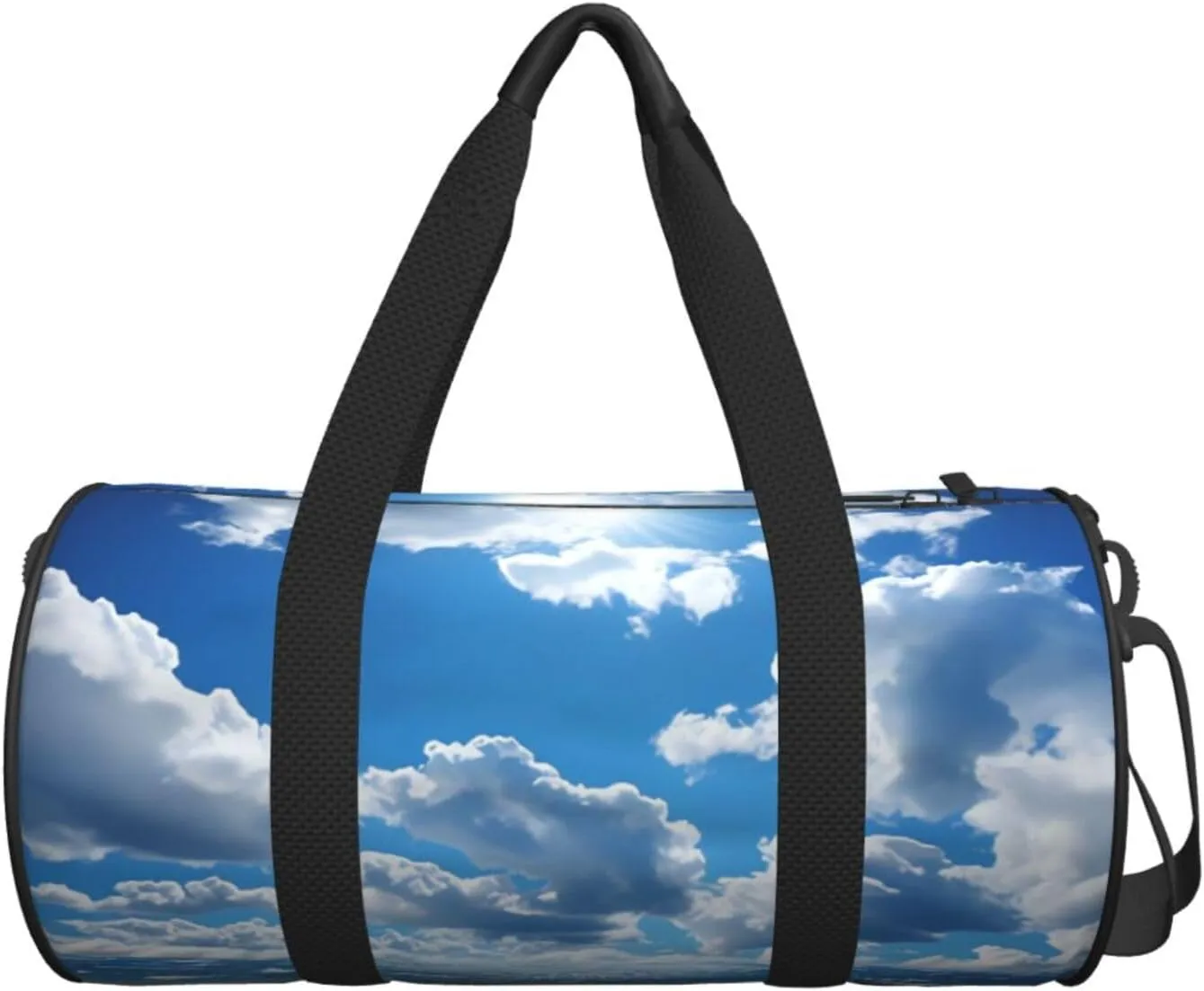 Travel Duffle Bag Weekender Bags for Men Women with Shoe Compartment Large Capacity Weekender Overnight Bag Blue Carry On Tote Bags Sport Gym Bag for Travel Yoga