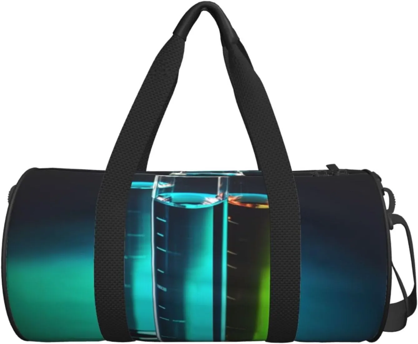 Travel Duffle Bag Weekender Bags For Men Women With Shoe Compartment Large Capacity Weekender Overnight Bag Chemistry Test Tube Carry On Tote Bags Sport Gym Bag For Travel Yoga