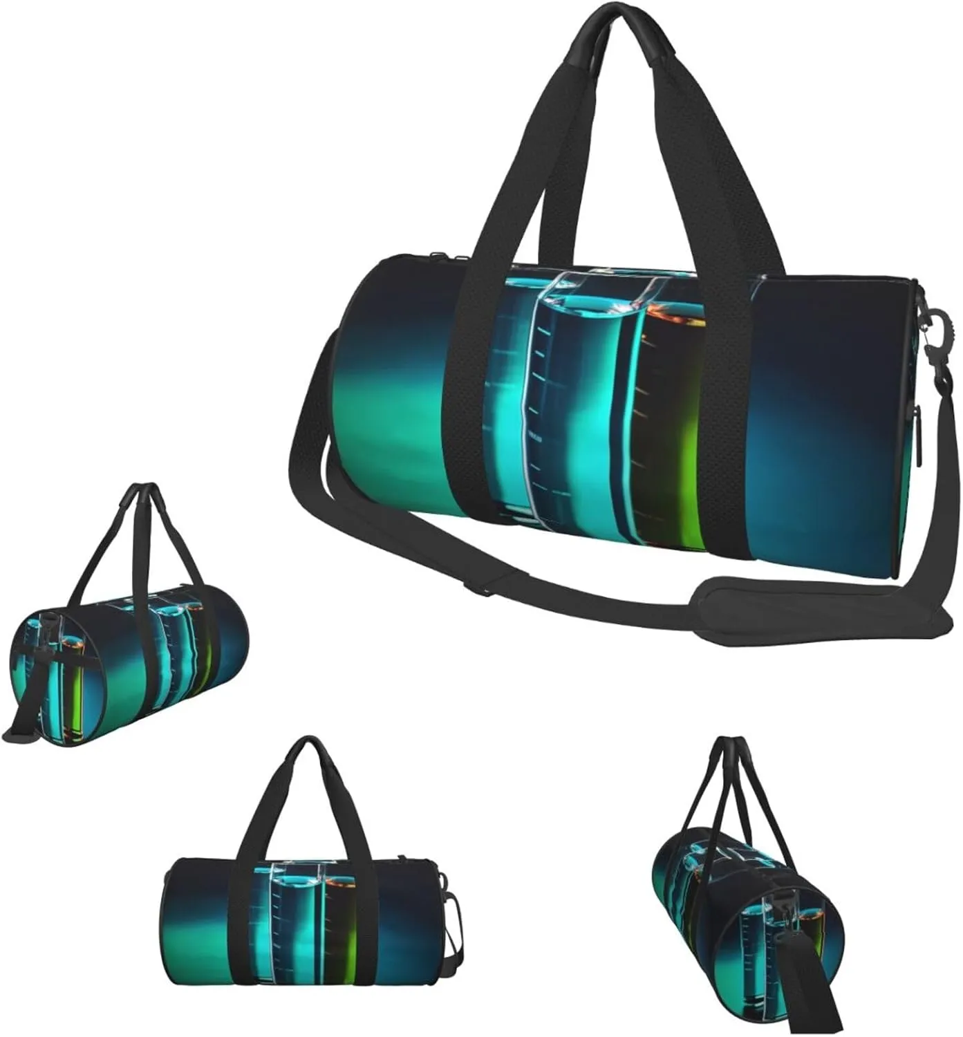 Travel Duffle Bag Weekender Bags For Men Women With Shoe Compartment Large Capacity Weekender Overnight Bag Chemistry Test Tube Carry On Tote Bags Sport Gym Bag For Travel Yoga