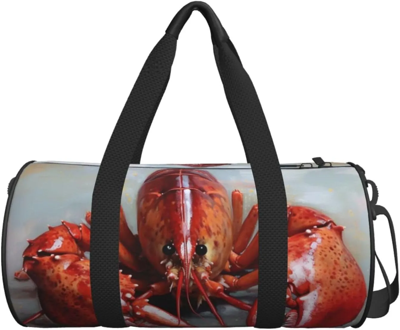 Travel Duffle Bag Weekender Bags for Men Women with Shoe Compartment Large Capacity Weekender Overnight Bag Lobster Carry On Tote Bags Sport Gym Bag for Travel Yoga