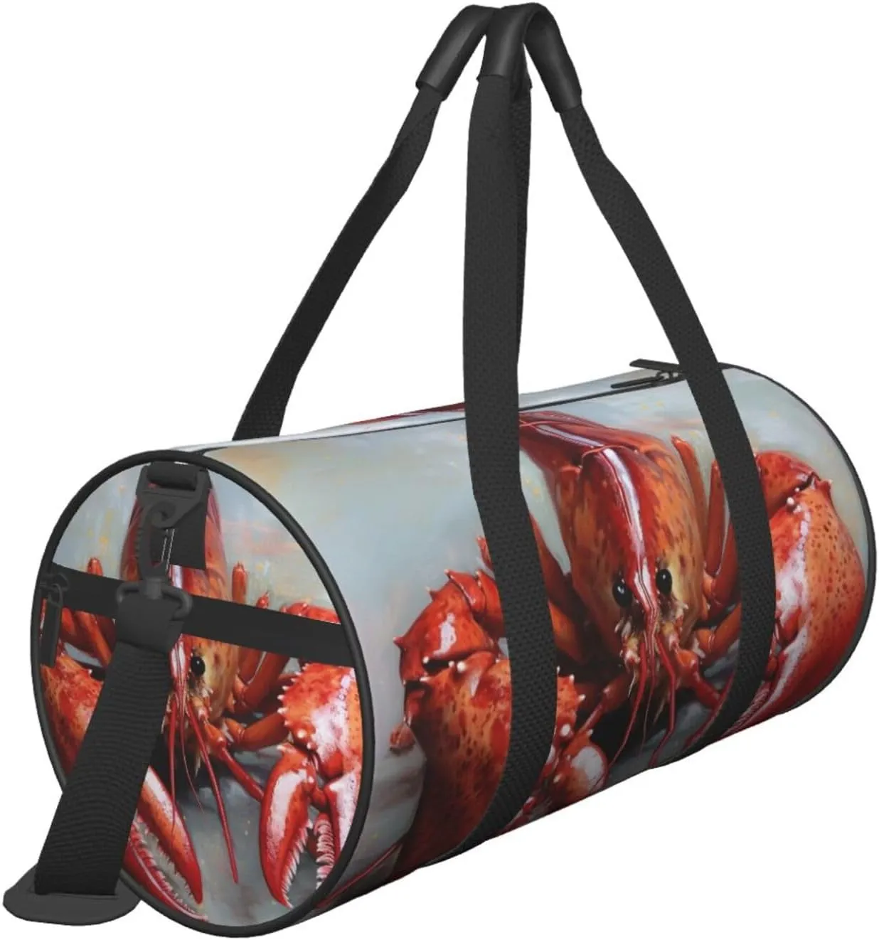 Travel Duffle Bag Weekender Bags for Men Women with Shoe Compartment Large Capacity Weekender Overnight Bag Lobster Carry On Tote Bags Sport Gym Bag for Travel Yoga