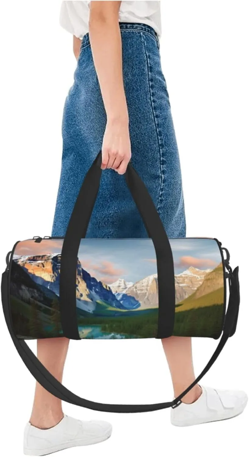 Travel Duffle Bag Weekender Bags For Men Women With Shoe Compartment Large Capacity Weekender Overnight Bag National Park Carry On Tote Bags Sport Gym Bag For Travel Yoga