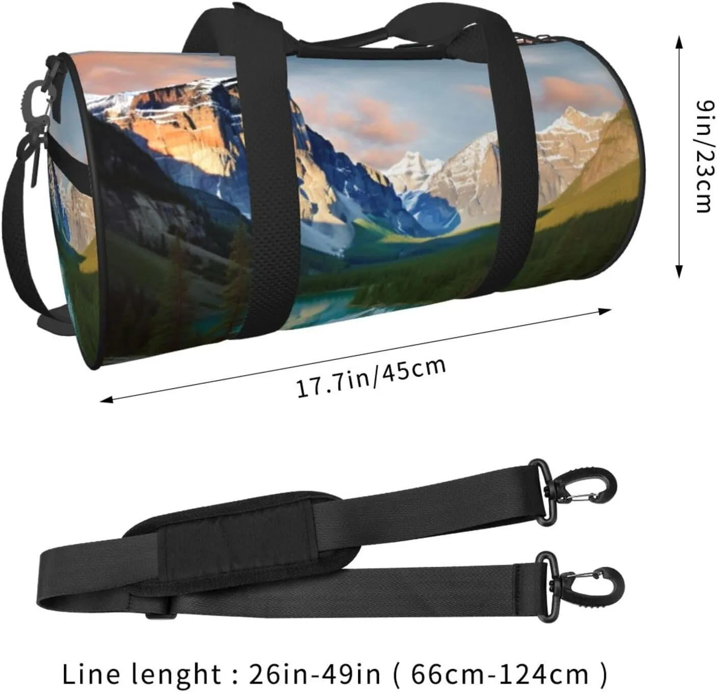Travel Duffle Bag Weekender Bags For Men Women With Shoe Compartment Large Capacity Weekender Overnight Bag National Park Carry On Tote Bags Sport Gym Bag For Travel Yoga