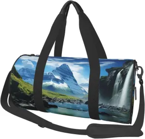 Travel Duffle Bag Weekender Bags For Men Women With Shoe Compartment Large Capacity Weekender Overnight Bag Natural Wonders Carry On Tote Bags Sport Gym Bag For Travel Yoga