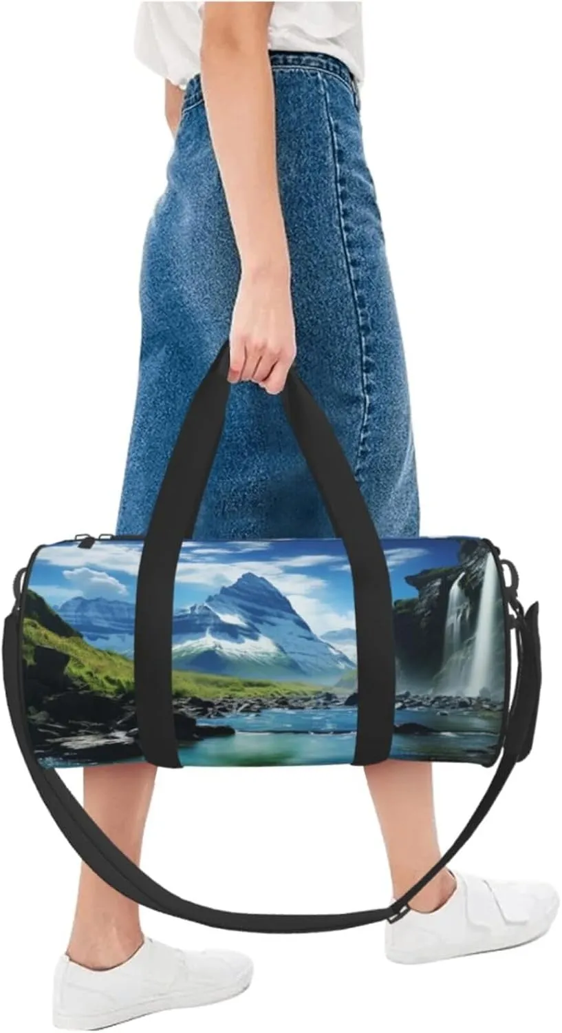 Travel Duffle Bag Weekender Bags For Men Women With Shoe Compartment Large Capacity Weekender Overnight Bag Natural Wonders Carry On Tote Bags Sport Gym Bag For Travel Yoga
