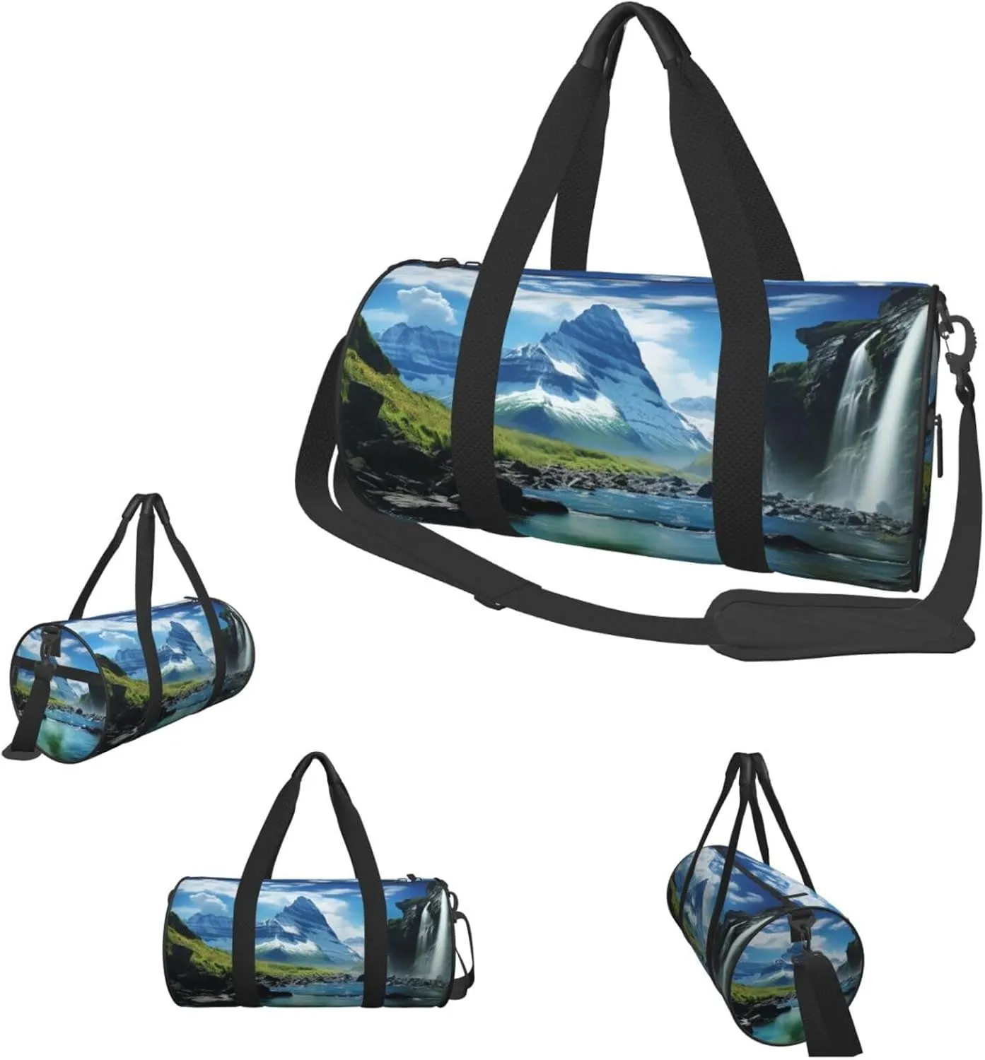 Travel Duffle Bag Weekender Bags For Men Women With Shoe Compartment Large Capacity Weekender Overnight Bag Natural Wonders Carry On Tote Bags Sport Gym Bag For Travel Yoga
