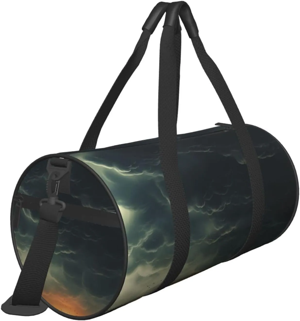Travel Duffle Bag Weekender Bags For Men Women With Shoe Compartment Large Capacity Weekender Overnight Bag Overcast Carry On Tote Bags Sport Gym Bag For Travel Yoga