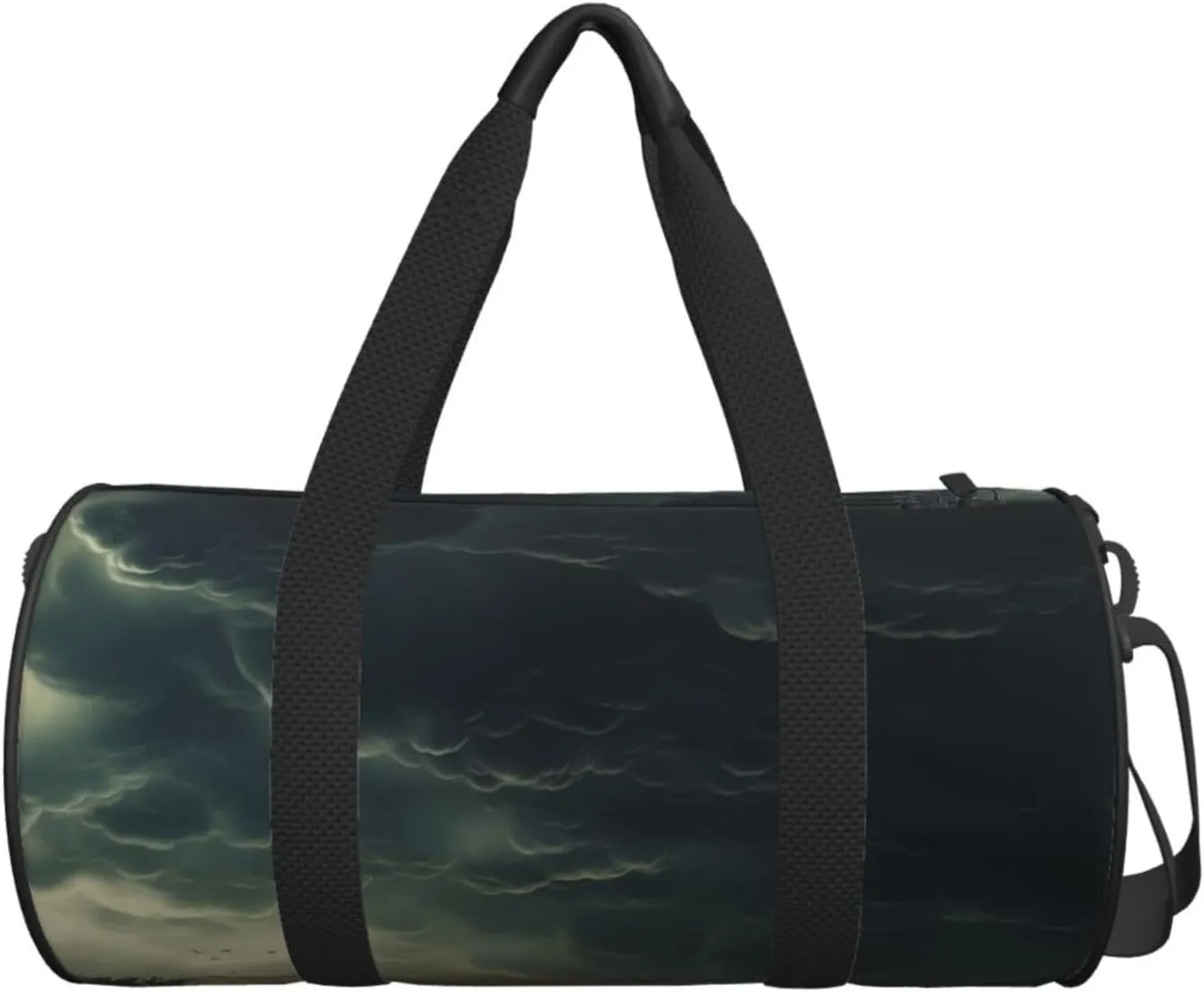 Travel Duffle Bag Weekender Bags For Men Women With Shoe Compartment Large Capacity Weekender Overnight Bag Overcast Carry On Tote Bags Sport Gym Bag For Travel Yoga