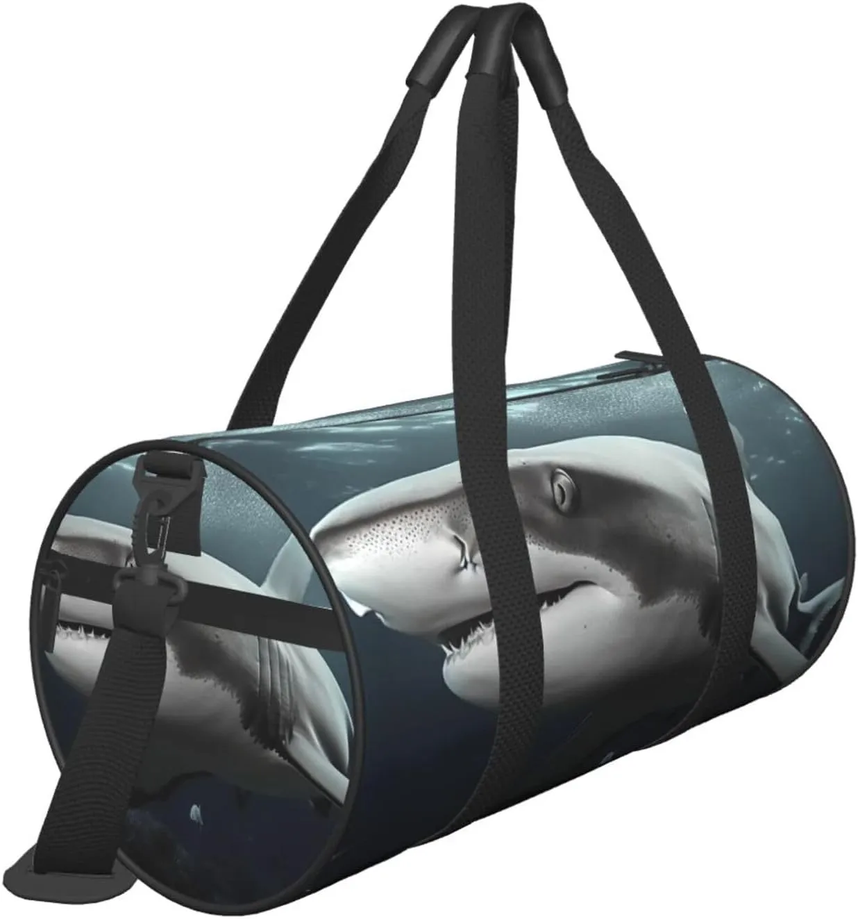 Travel Duffle Bag Weekender Bags For Men Women With Shoe Compartment Large Capacity Weekender Overnight Bag Shark Carry On Tote Bags Sport Gym Bag For Travel Yoga