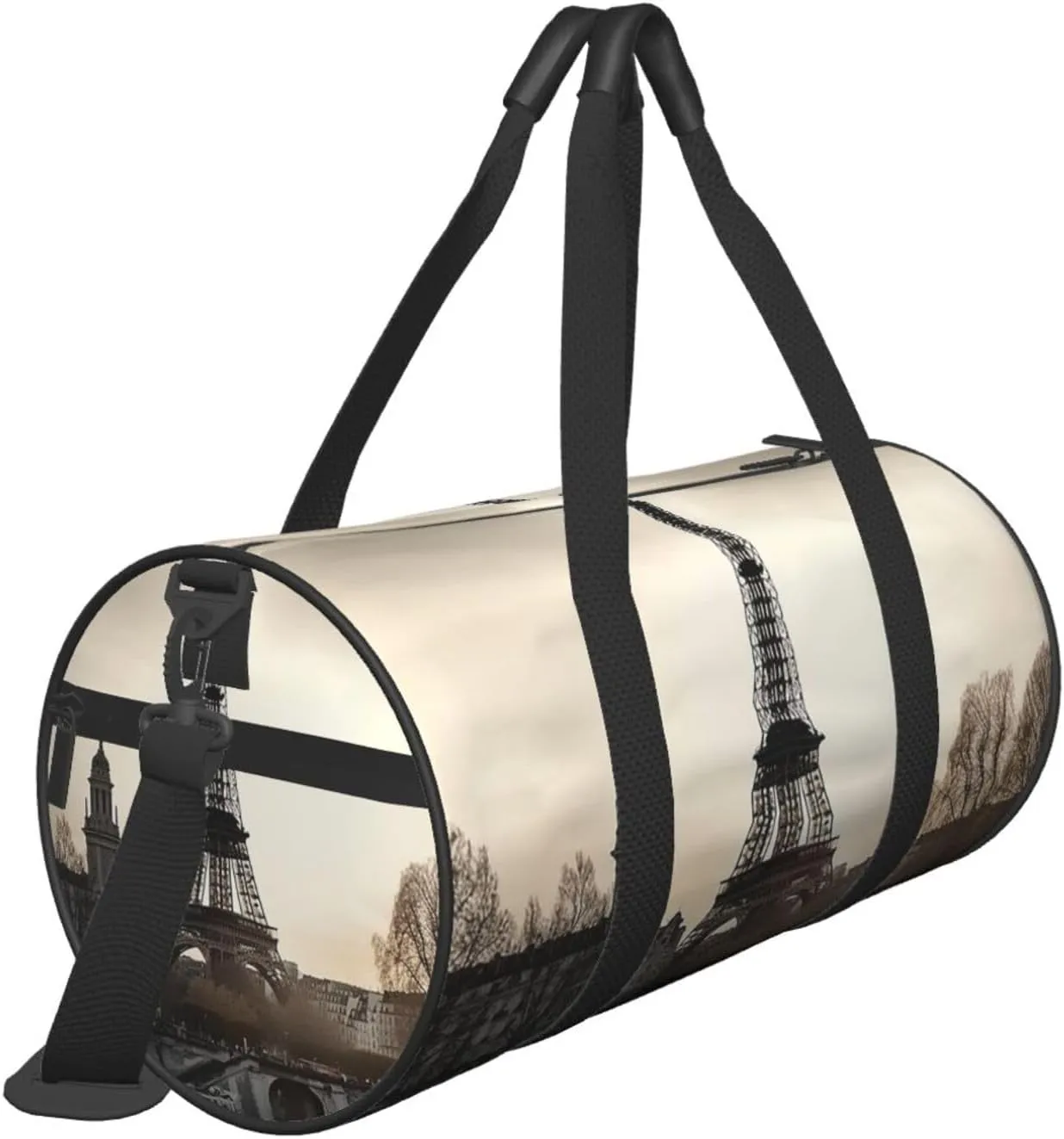 Travel Paris Travel Duffle Bag for Men Women Sport Gym Bag Foldable Weekender Bag Carry on Overnight Bag for Travel Swimming Basketball