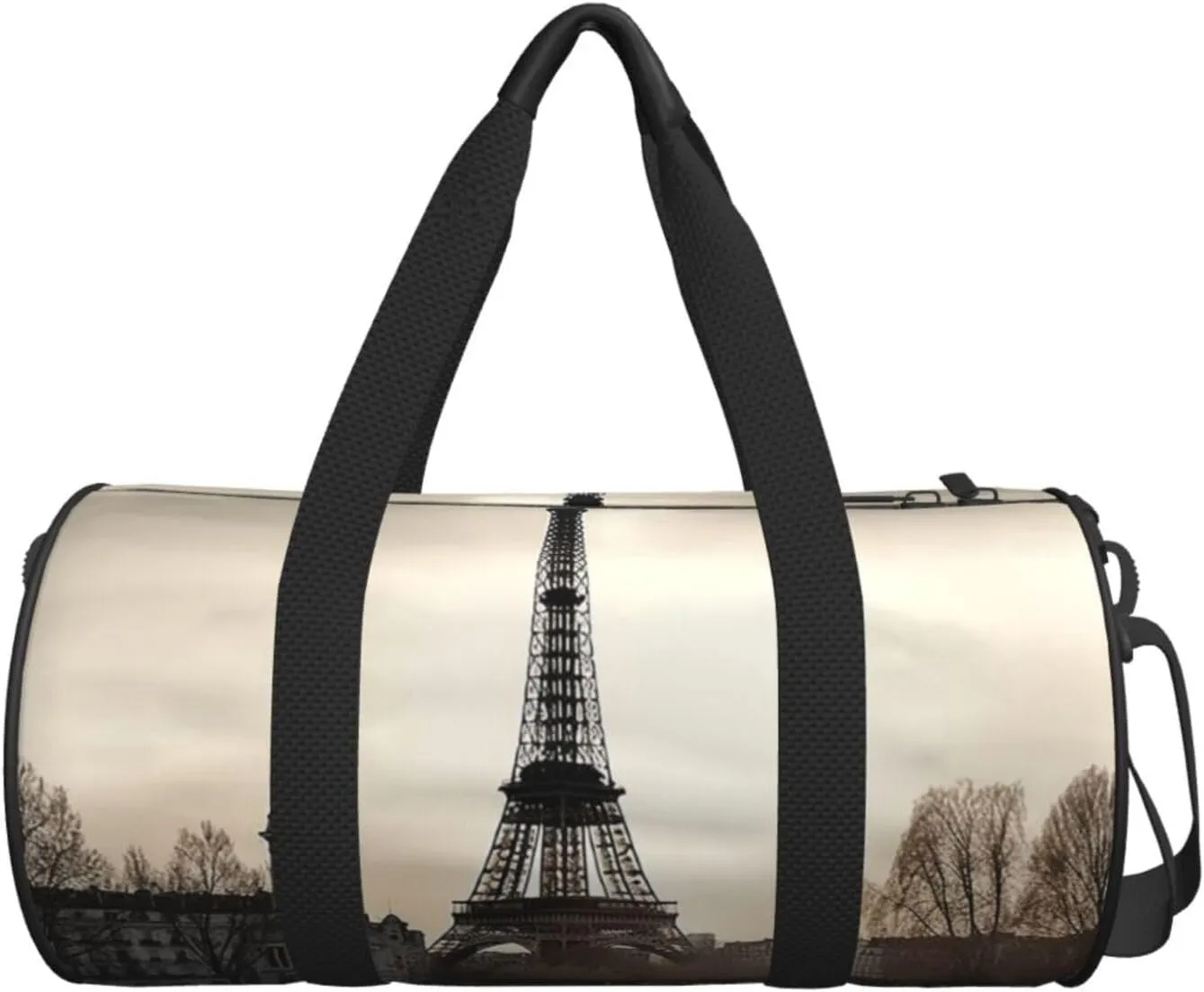 Travel Paris Travel Duffle Bag for Men Women Sport Gym Bag Foldable Weekender Bag Carry on Overnight Bag for Travel Swimming Basketball