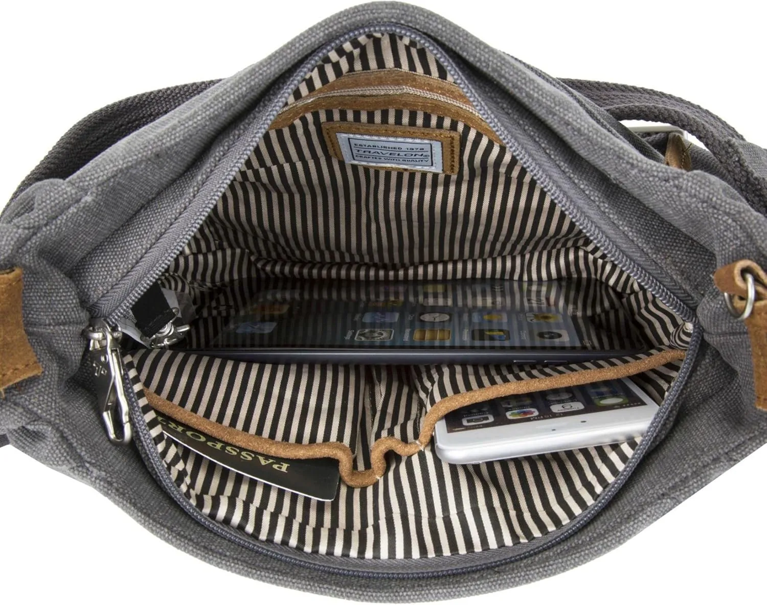 Travelon Anti-Theft Heritage Hobo Bag