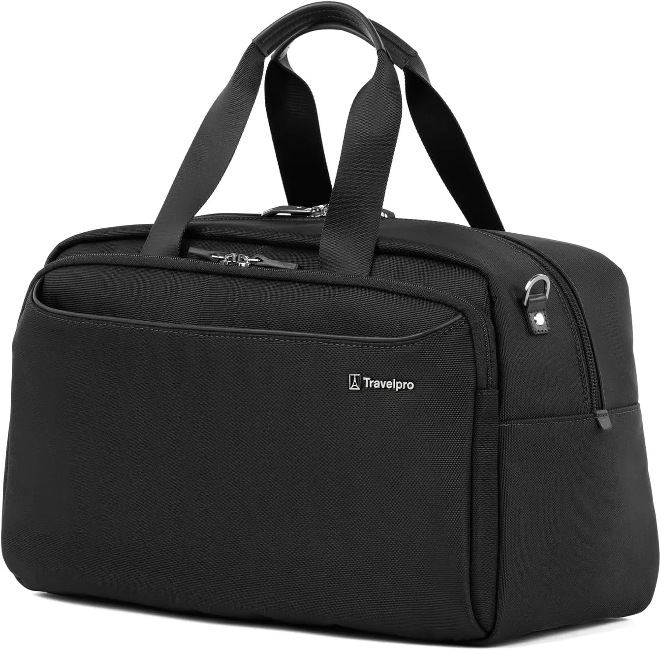 Travelpro VersaPack  Lightweight Underseat Travel Tote Bag, Men and Women, Black, 16.25 inches