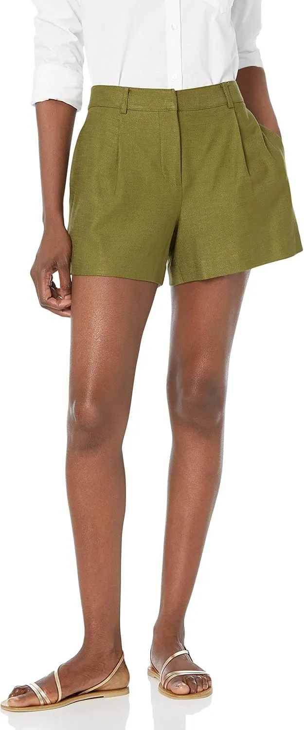 Trina Turk Women's Ocotillo Short Loose Fit Solid Color
