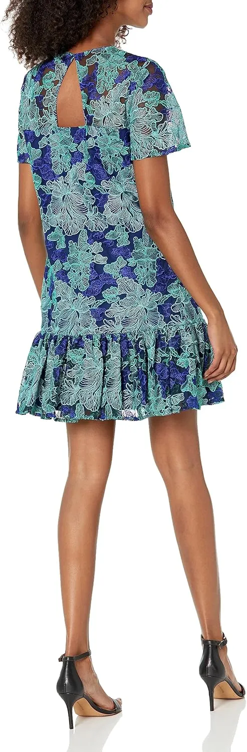 Trina Turk Women's Ruffled Hem Cocktail Dress