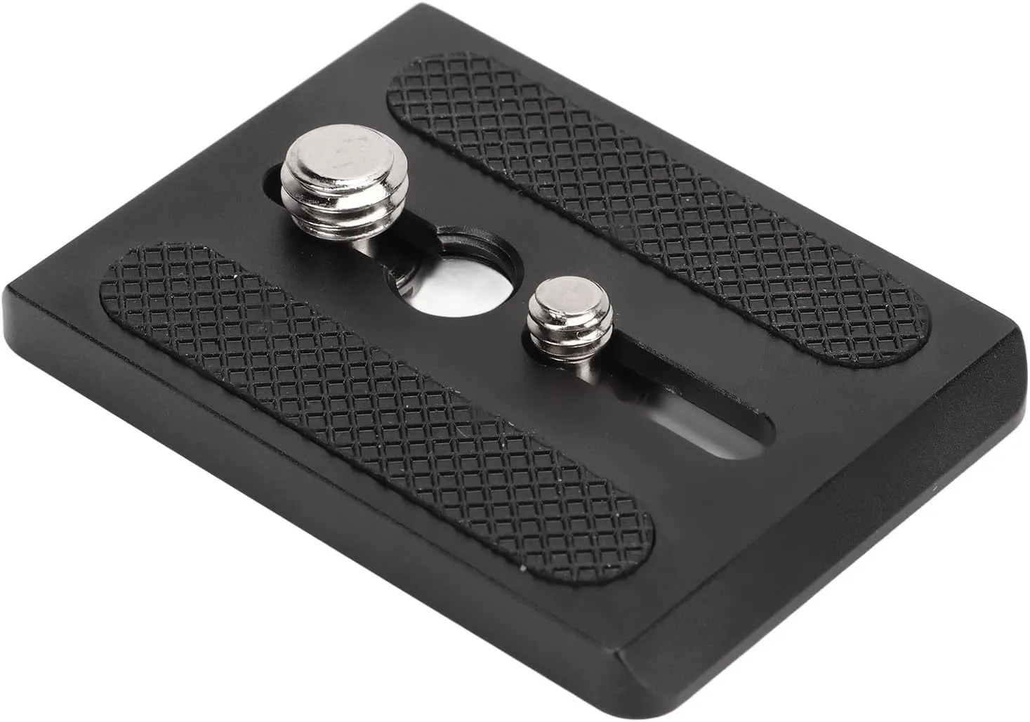Tripod Quick Release Plate for Sachtler FSB 6T FSB 8T DV2 DV 8 DV 10sb DV10, Camera Tripod Base Plate with 1/4" and 3/8" Thread, Square QR Mount Plate for SLR Camera