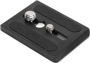 Tripod Quick Release Plate for Sachtler FSB 6T FSB 8T DV2 DV 8 DV 10sb DV10, Camera Tripod Base Plate with 1/4" and 3/8" Thread, Square QR Mount Plate for SLR Camera