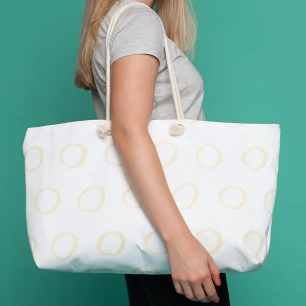 Tropical Hibiscus Weekender Tote Bag