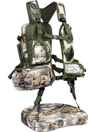 Turkey Vest - Ultimate Comfort Turkey Hunting Vest with Seat Cushion and Game Pouch, Turkey Hunting Accessories