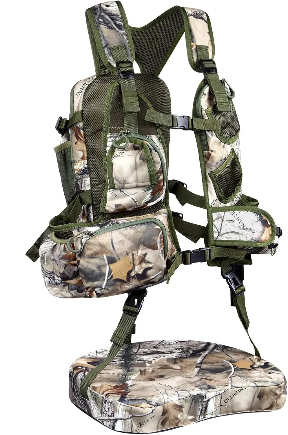 Turkey Vest - Ultimate Comfort Turkey Hunting Vest with Seat Cushion and Game Pouch, Turkey Hunting Accessories