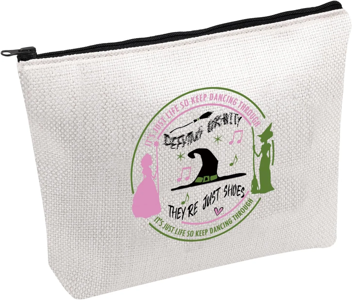 UJIMS Witch The Musical Gifts Good and Bad Witch Makeup Bag Witch Musical Theater Fans Gift