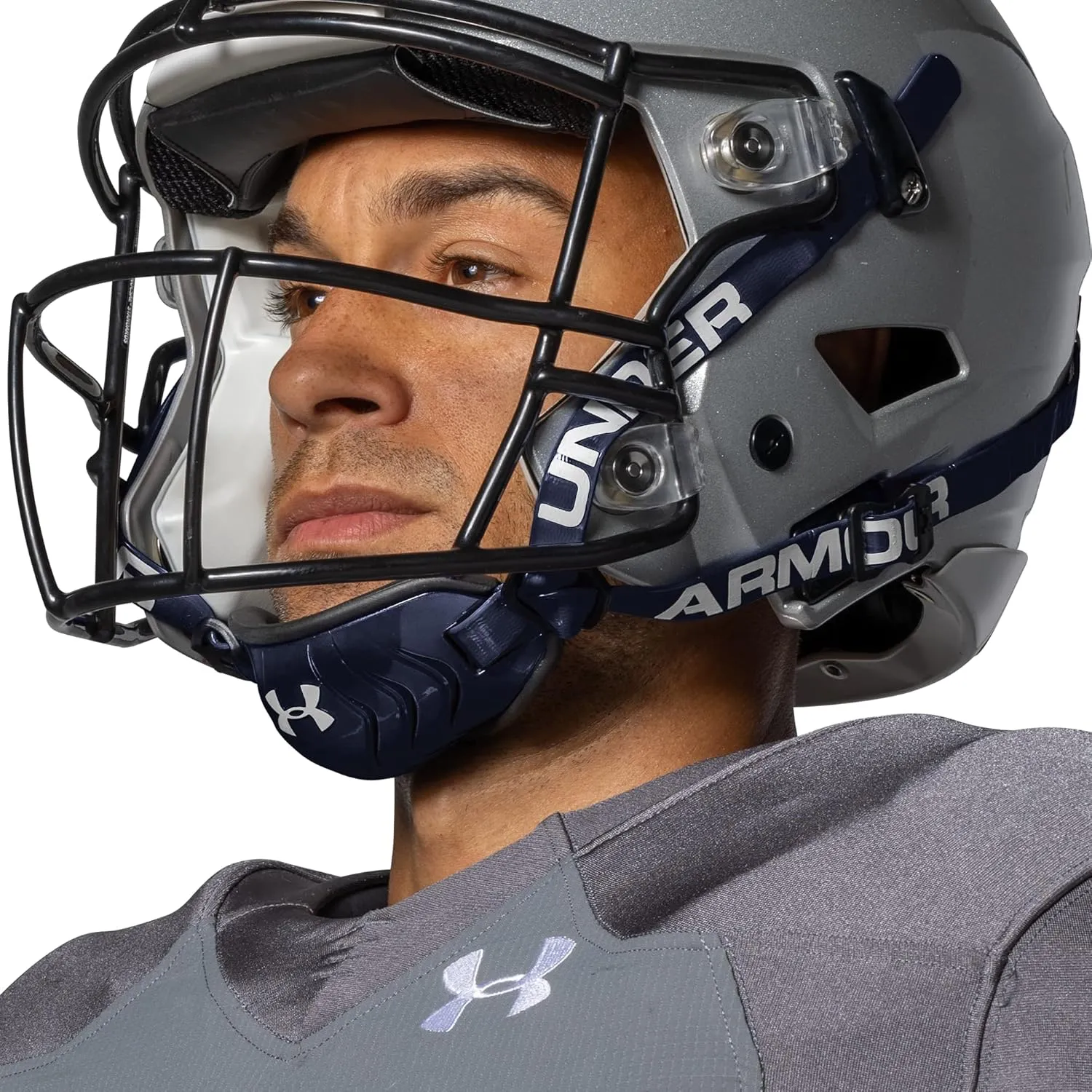 Under Armour Football Helmet Chin Strap, Adjustable Straps, Youth & Adult