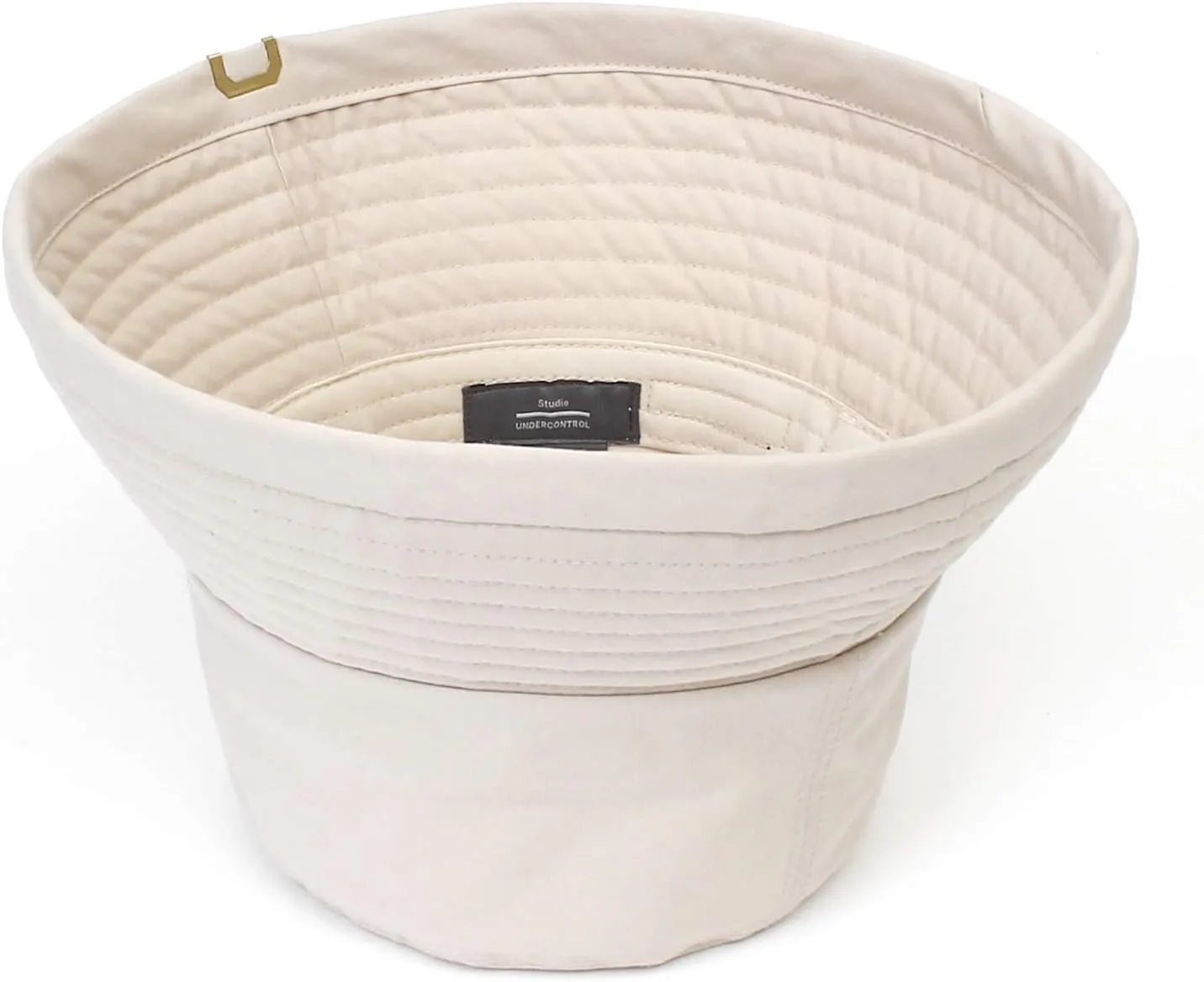 UNDERCONTROL Vintage Washed Cotton Gold Label Wide Deep Long Brim Four Season Packable Travel Safari Bucket Fashion Hat Korea