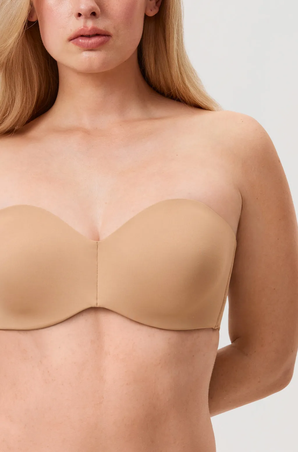 Underwire Strapless Minimizer Bra