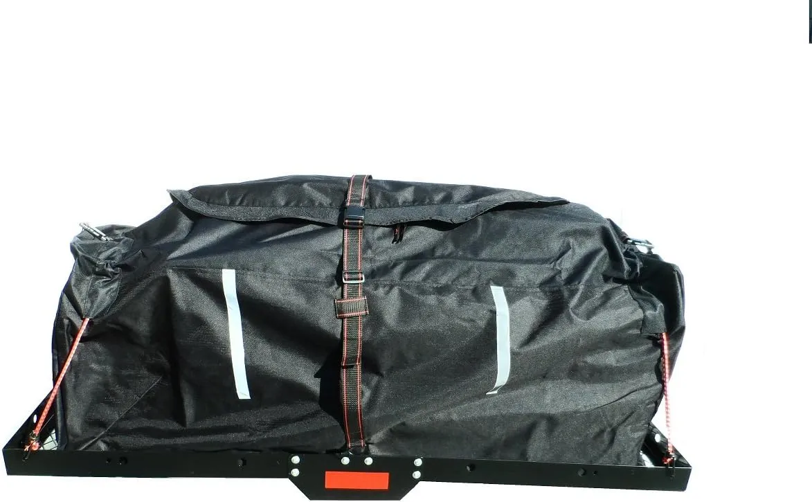 Universal Cargo Carrier Bag Cargo Hitch Travel Storage Trailer Bag (Adjustable Tension Straps and Fasteners)