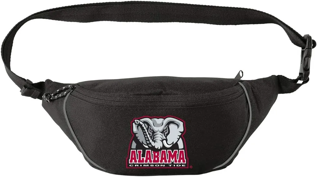 University of Alabama Waist Bag Alabama Hip Pack for Men or Women for Walking Workout Traveling Running Hiking Cycling (Elephant)