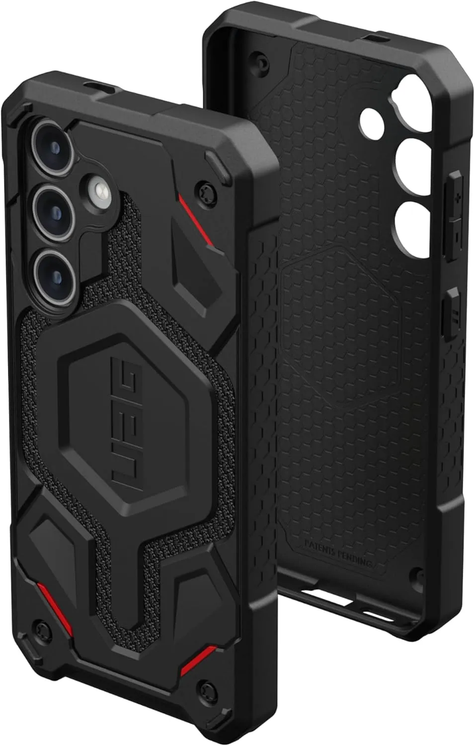 URBAN ARMOR GEAR UAG Designed for Samsung Galaxy S24 Case 6.2" Monarch Pro Kevlar Black, Magnetic Charging Rugged Military Drop-Proof Impact Resistant Non-Slip Protective Cover