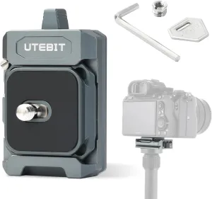 UTEBIT Quick Release Mount with Universal 1/4" Thread Hole Clamp Holder is Only Compatible with Original Quick Release Plate