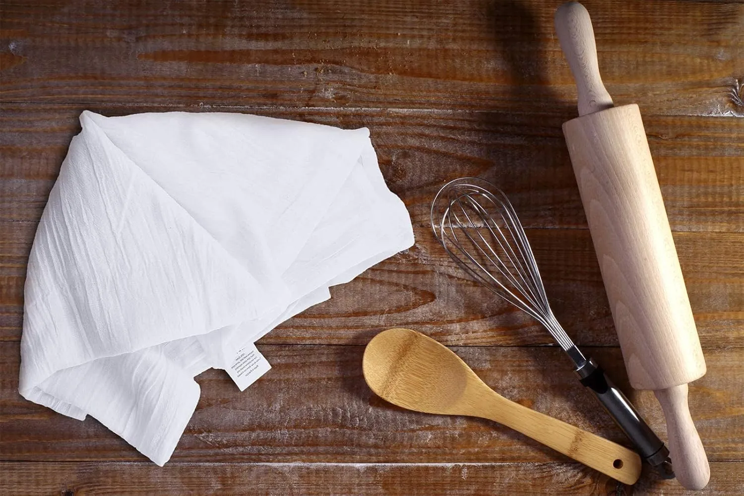 Utopia Kitchen White Flour Sack Towels [24 Pack - 28 x 28 Inch] 100% Cotton Tea Towels for Cleaning & Drying - Highly Absorbent Kitchen Dish Cloth
