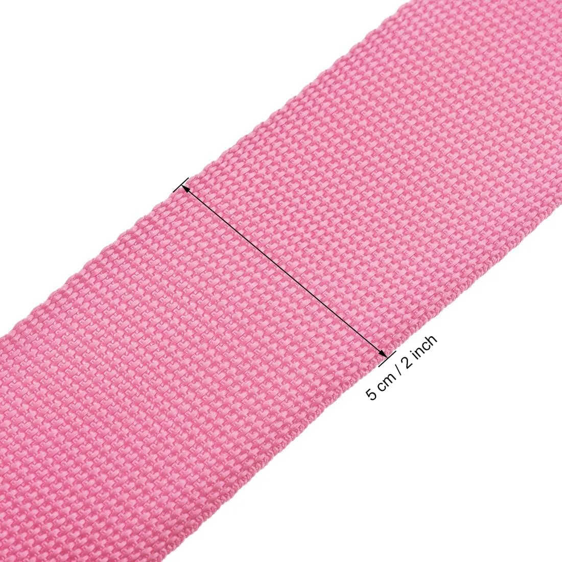 uxcell Luggage Straps Suitcase Belts with Buckle Label, 2x78 2Mx5cm Adjustable PP Travel Bag Packing Accessories, Pink 4Pcs