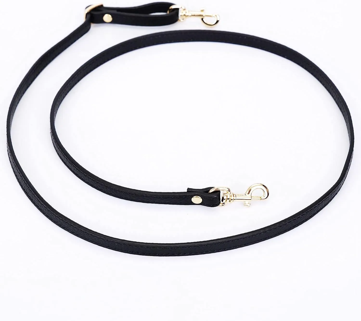 VanEnjoy Adjustable Genuine Leather Crossbody Straps Replacement - Width 1/2“, Length 25”-51”