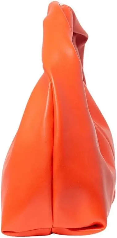 Verdusa Women's Ruched Hobo Mini Handbag Clutch Purse Dumpling Pouch Bag