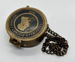 Vintage Pocket Compass, 2-Inch, Antique Finish, Navigation Tool