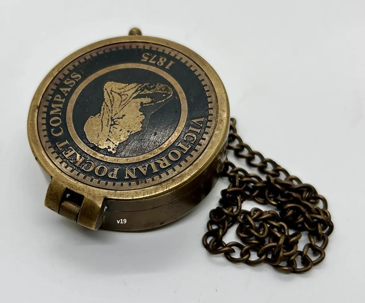 Vintage Pocket Compass, 2-Inch, Antique Finish, Navigation Tool