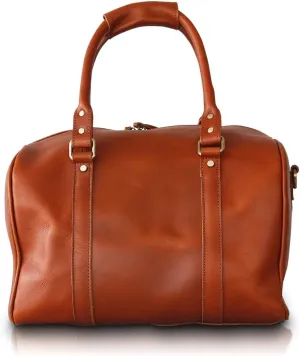 weekender bag mens, small duffel bag, leather duffel bag mens womens weekender travel bag mens duffle bag weekender bag mini weekender bag overnight bag mens overnight bag (1 Light Brown)