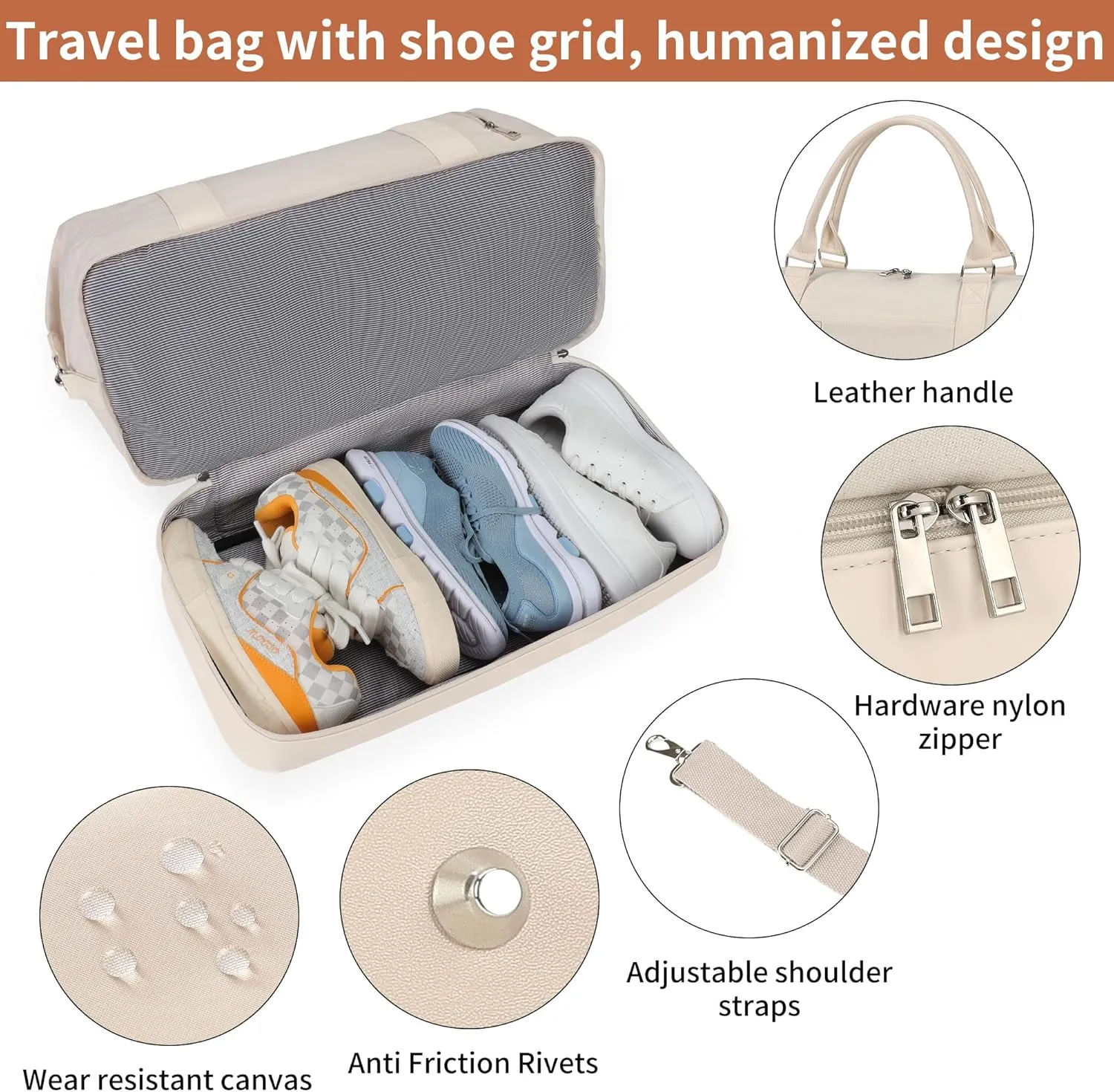 Weekender bag Weekender Bags For Women With Shoe Compartment Large Capacity Travel Overnight Bags Perfect For Travel