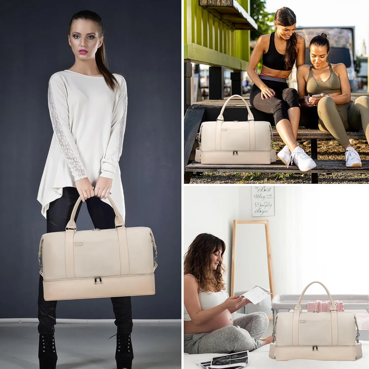 Weekender bag Weekender Bags For Women With Shoe Compartment Large Capacity Travel Overnight Bags Perfect For Travel