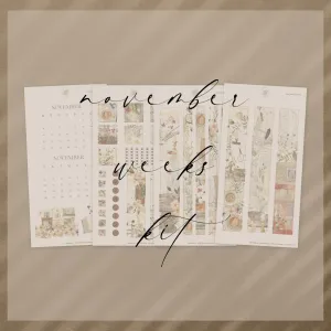 Weekly Kit | Weeks: FC November Design
