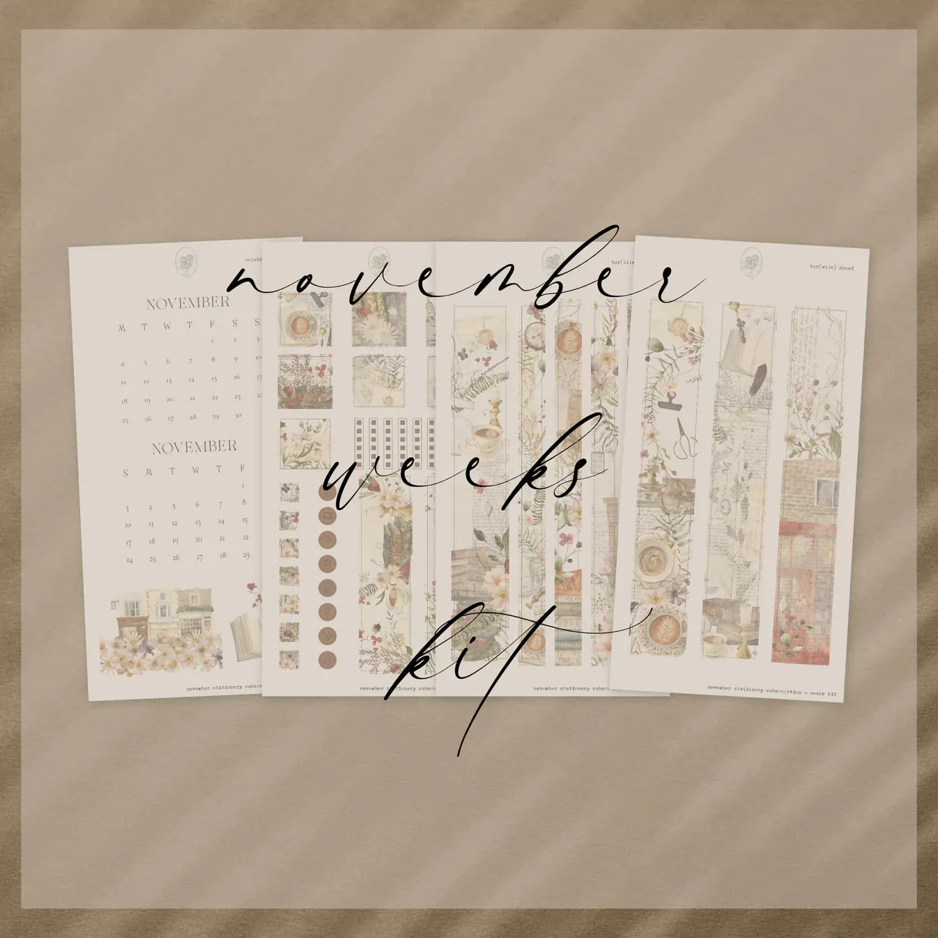 Weekly Kit | Weeks: FC November Design